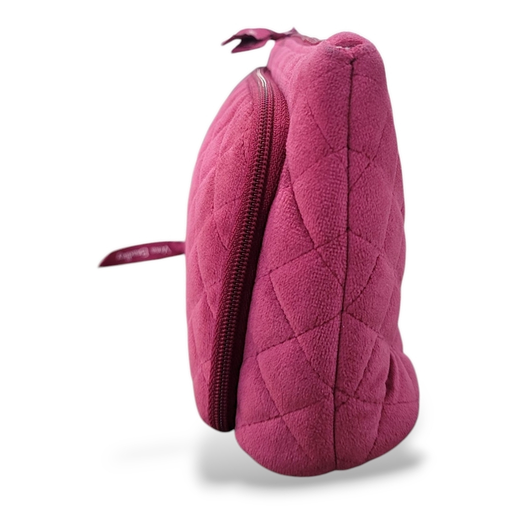 Vera Bradley Majestic Magenta Velvet Compact Organizer Cosmetic Bag - Picture 6 of 10